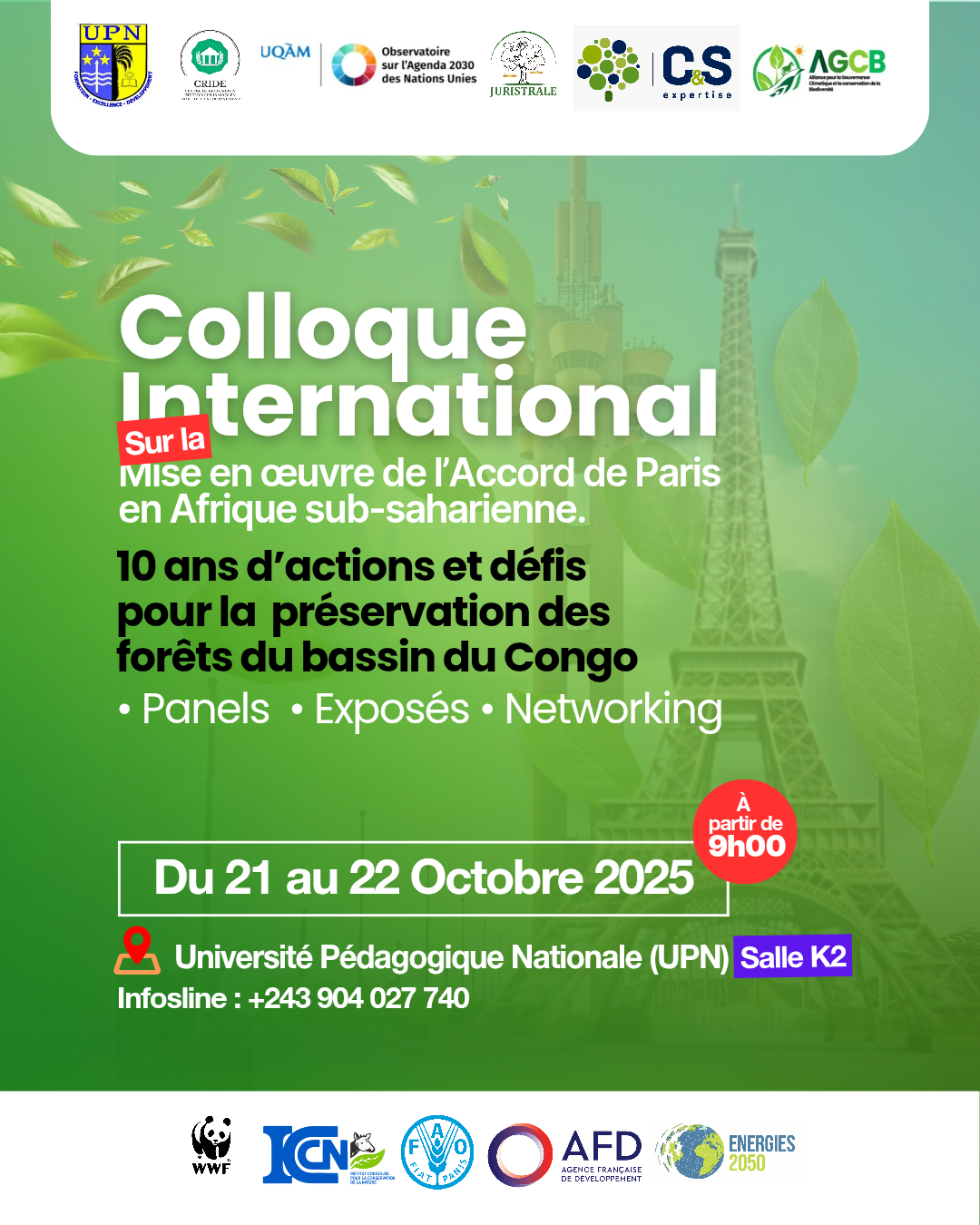 Colloque sur la mise en oeuvre de l'Accord de Paris dans le bassin du Congo