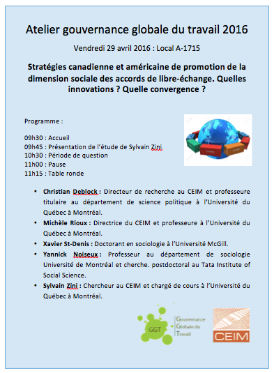 Stratégies canadienne et américaine de promotion de la dimension sociale des accords de libre-échange. Quelles innovations ? Quelle convergence ?