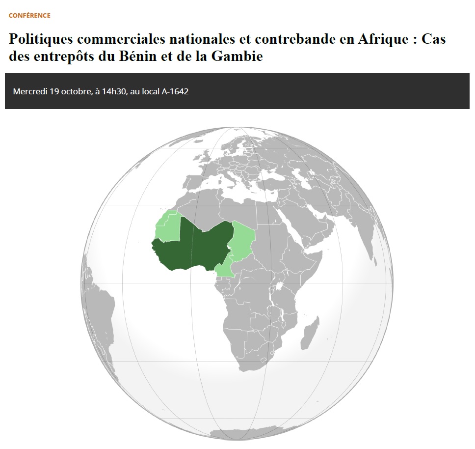 Politiques commerciales nationales et contrebande en Afrique : Cas des entrepôts du Bénin et de la Gambie