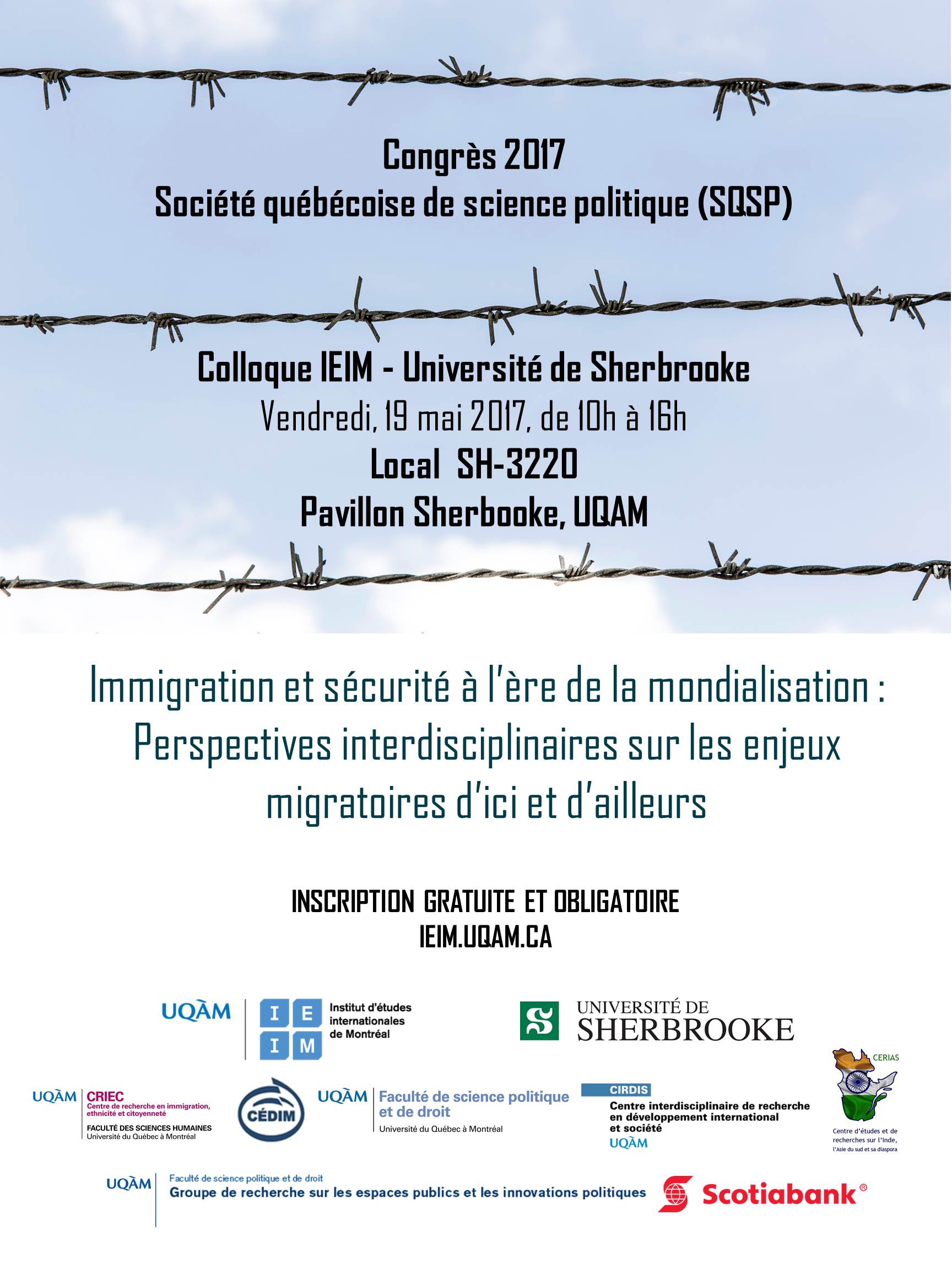 Immigration et sécurité à l'ère de la mondialisation : perspectives interdisciplinaires sur les enjeux migratoires d'ici et d'ailleurs