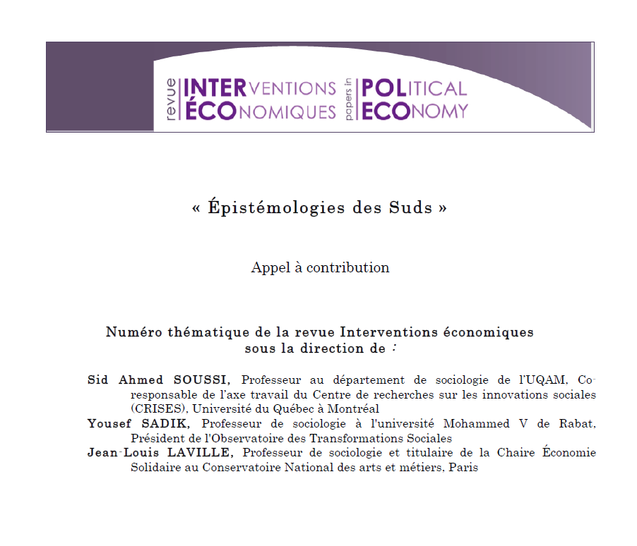 Épistémologies des Suds 