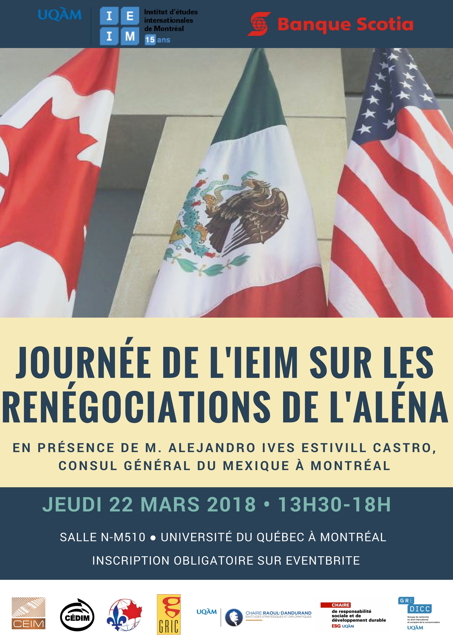 Journée de l'IEIM sur les renégociations de l'ALÉNA