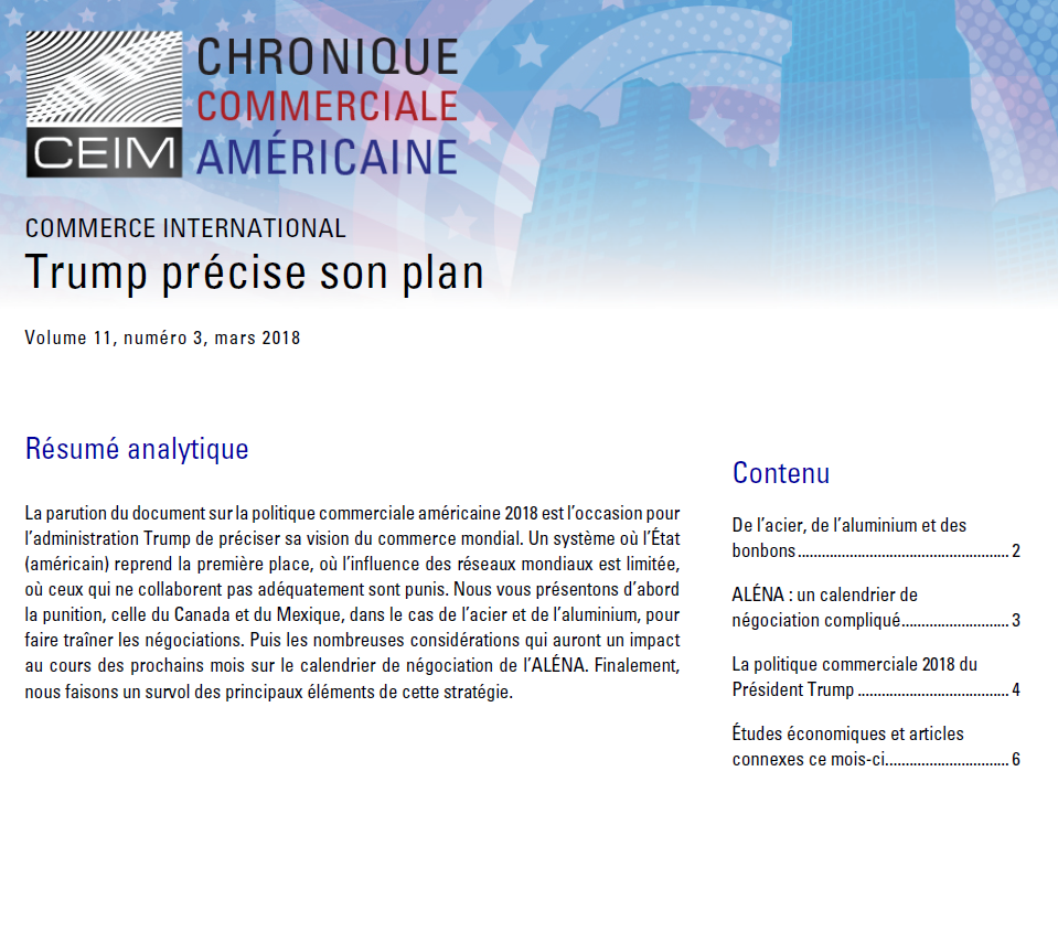 Trump précise son plan