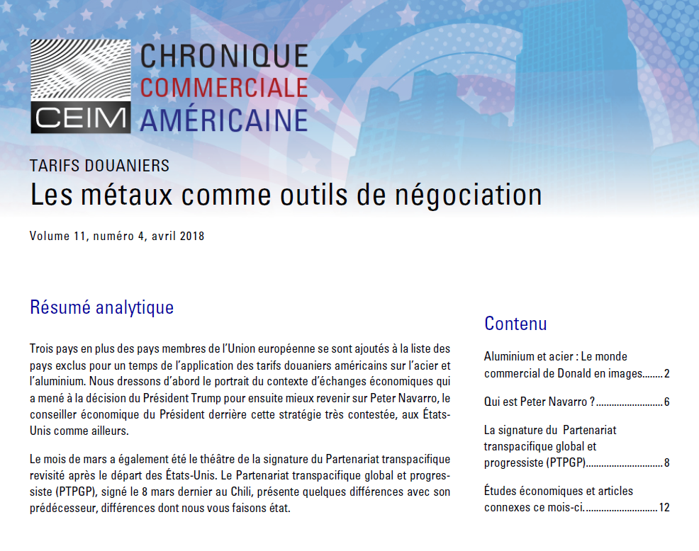 Les métaux comme outils de négociation