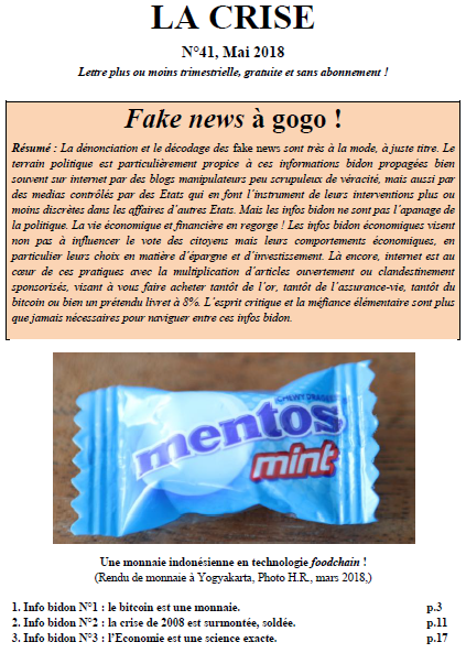 Fake news à gogo !