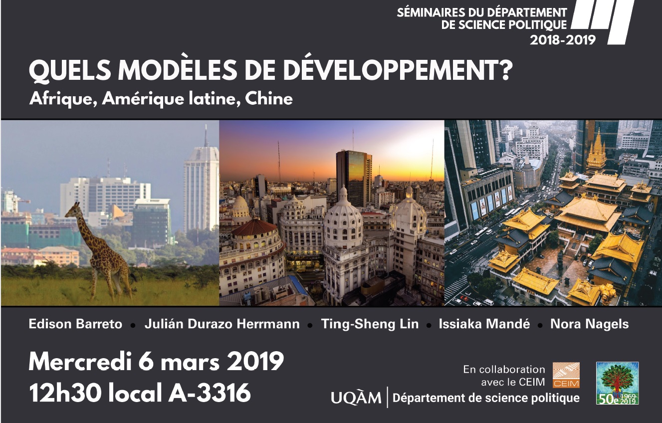 Quels modèles de développement ? Afrique, Amérique latine, Chine