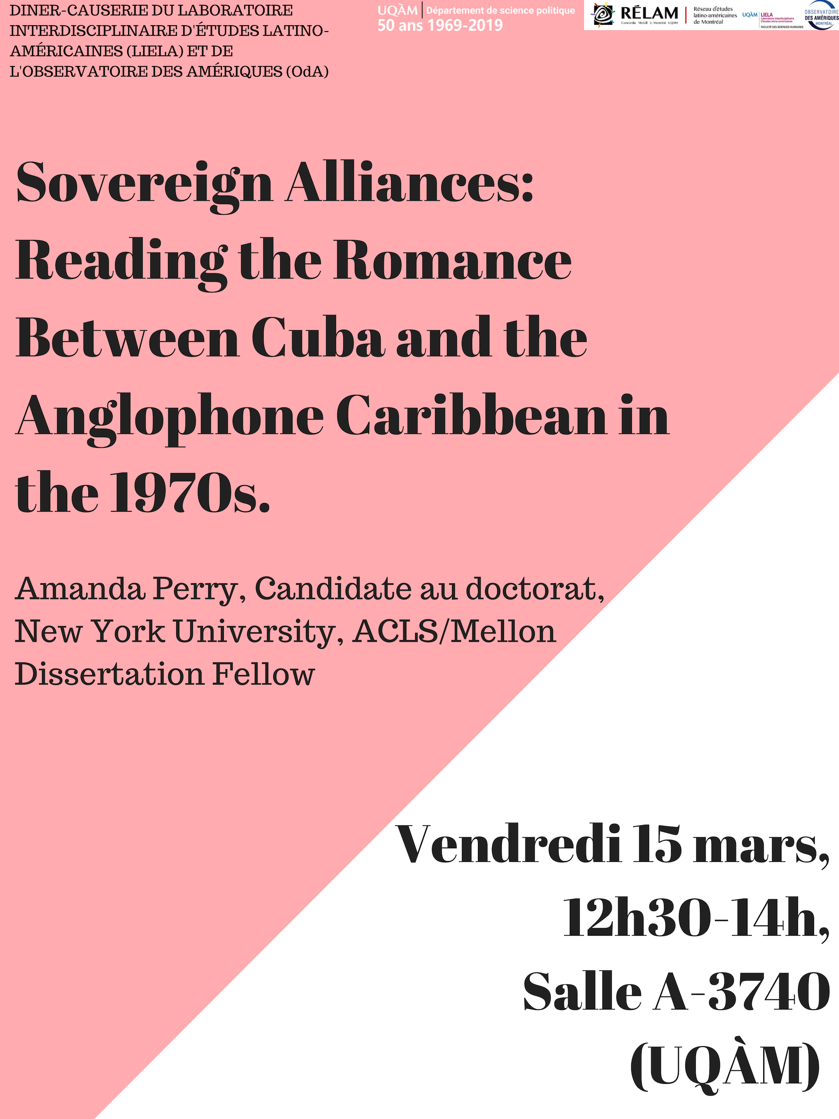 Sovereign alliances : reading the romance between Cuba and the anglophone Caribbean in the 1970s