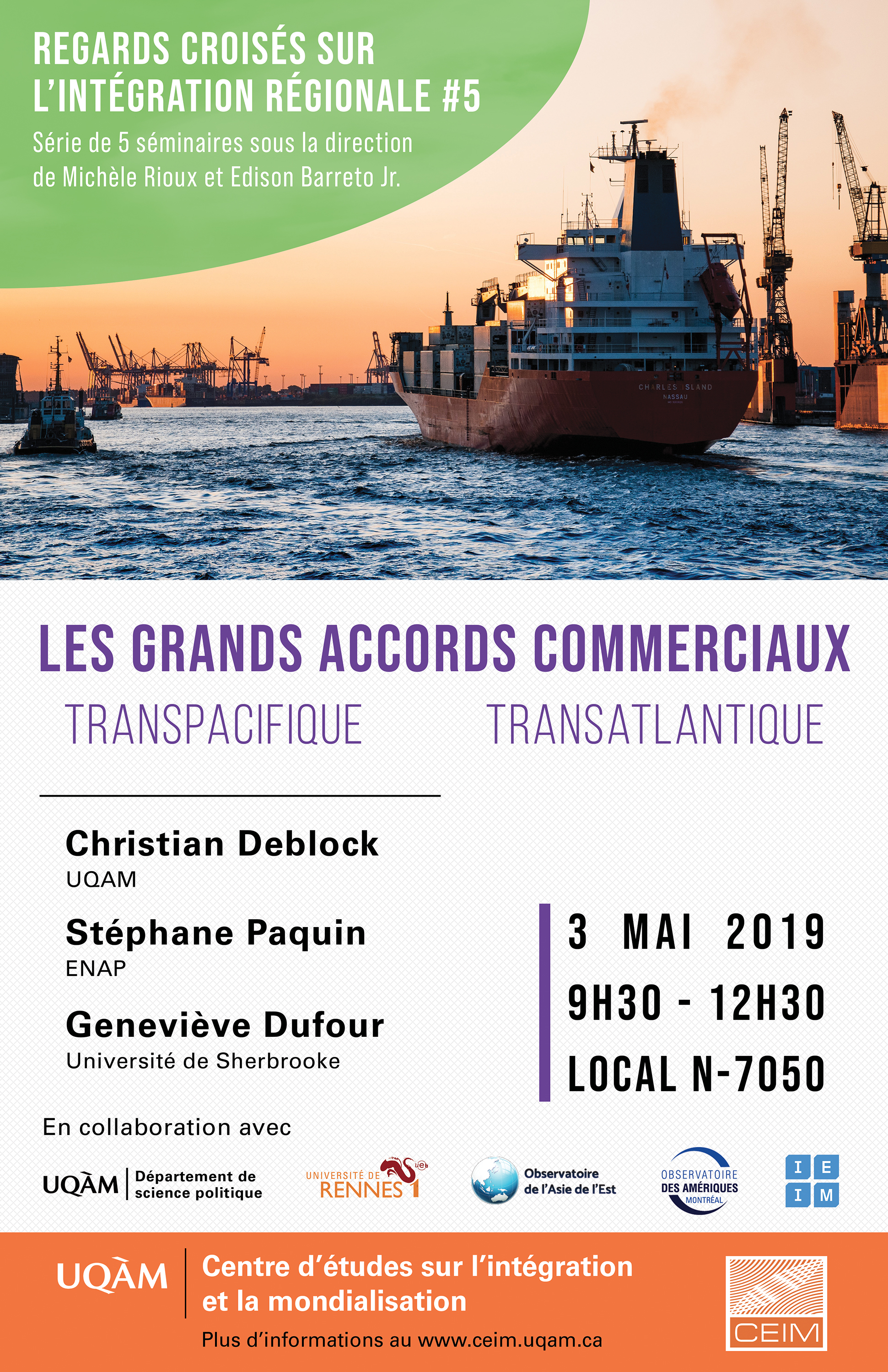 Regards croisés sur l'intégration régionale #5 - Les grands accords commerciaux