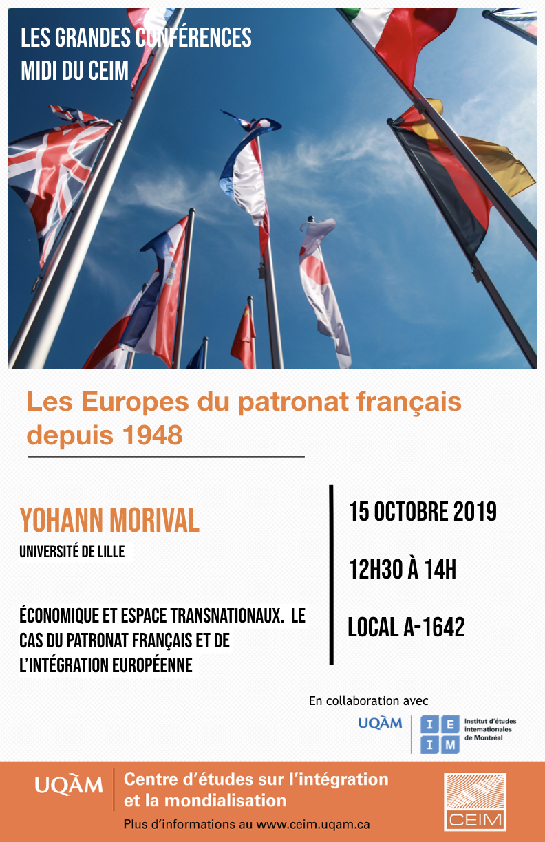 Les Europes du patronat français depuis 1948