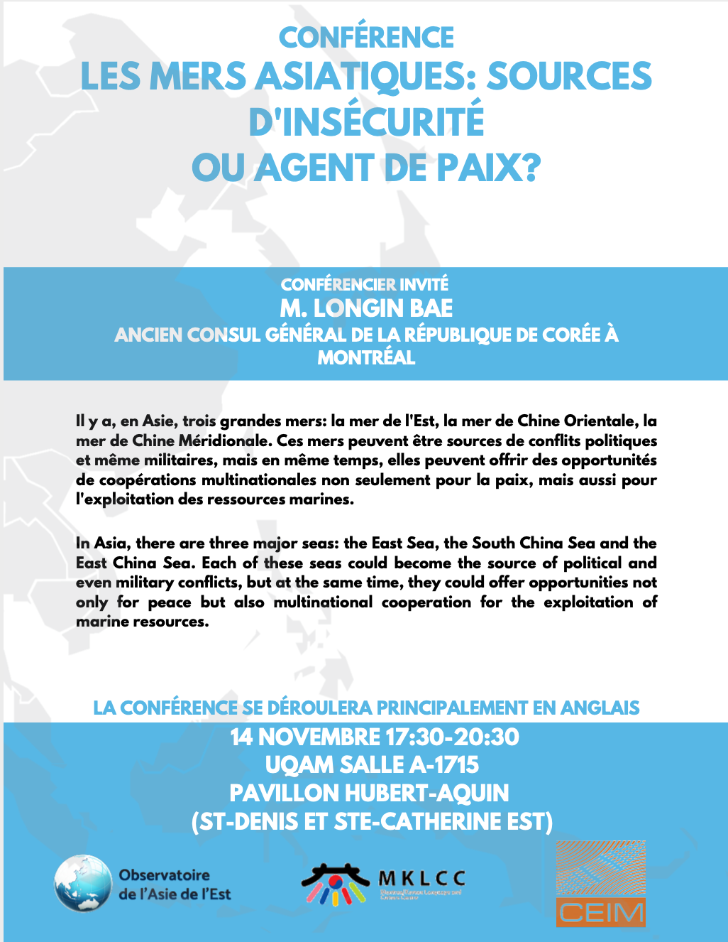 Les mers asiatiques : sources d'insécurité ou agent de paix ?
