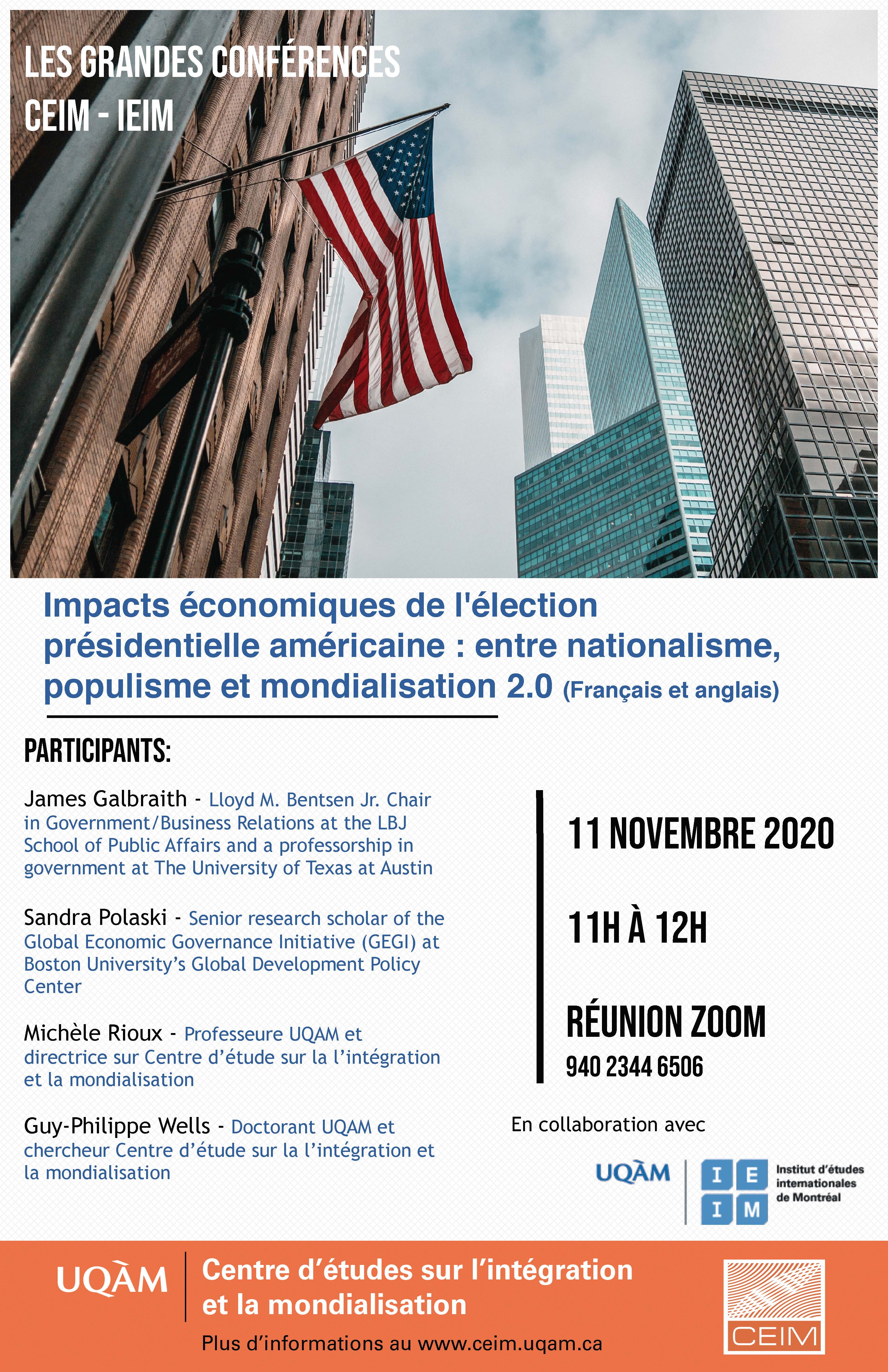Impacts économiques de l'élection présidentielle américaine : entre nationalisme, populisme et mondialisation 2.0
