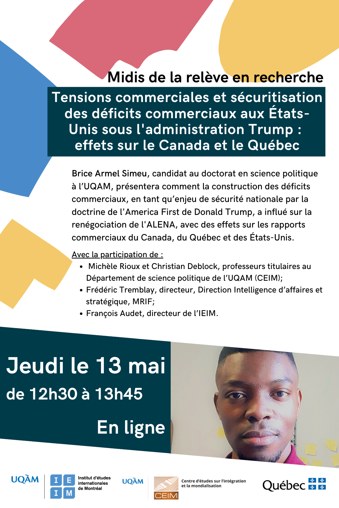 Tensions commerciales et sécuritisation des déficits commerciaux aux États-Unis sous l'administration Trump : effets sur le Canada et le Québec