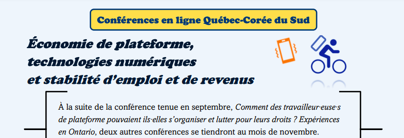 L'économie sociale, les coops et le travail de plateforme au Québec
