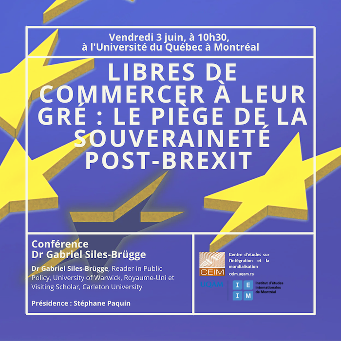 Libres de commercer à leur gré : le piège de la souveraineté post-Brexit