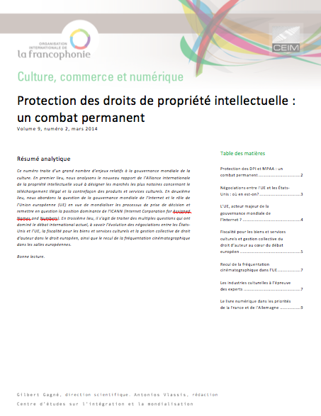 Protection des droits de propriété intellectuelle : un combat permanent 