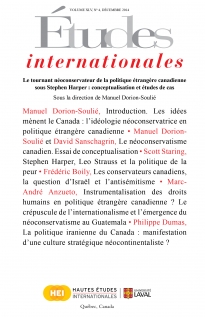 Les droits humains en politique étrangère canadienne : le cas du Guatemala