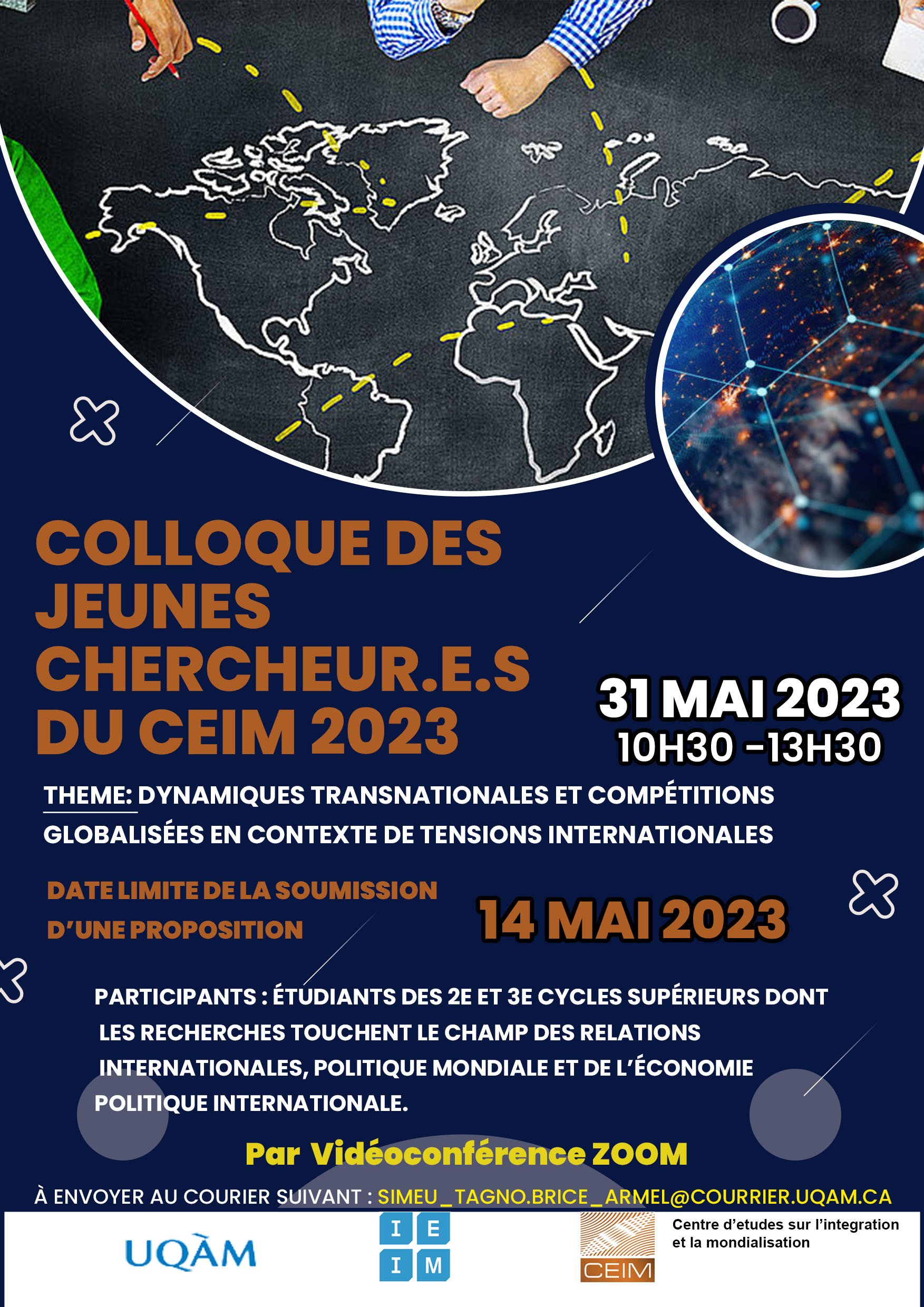 Colloque des jeunes chercheur.e.s du CEIM, édition 2023