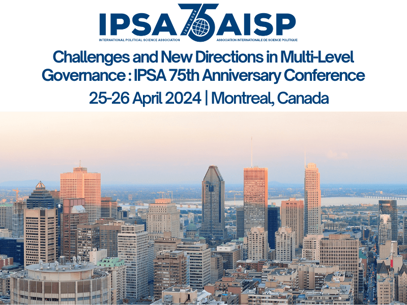 Appel à communications pour la conférence du 75e anniversaire de l'AISP sur les Défis et nouvelles orientations dans la gouvernance à multi-niveaux 