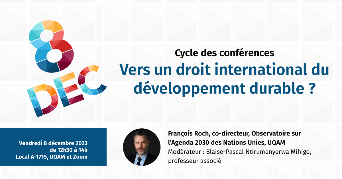 Vers un droit international du développement durable ?