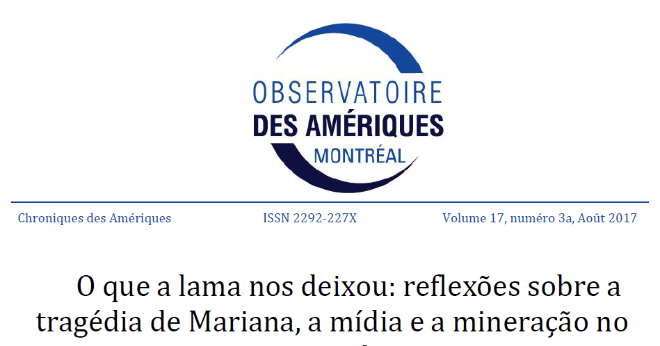 O que a lama nos deixou