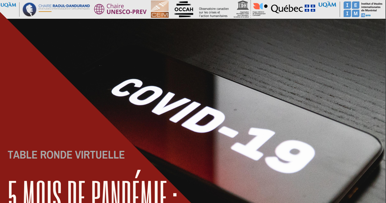 5 mois de pandémie : État des lieux