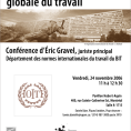 Affiche de la conférence