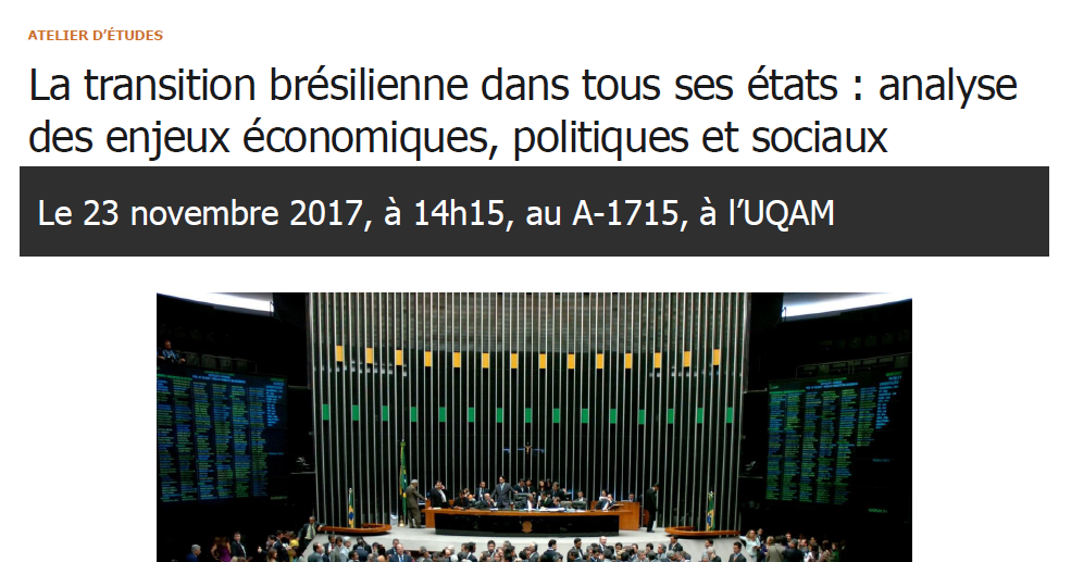La transition brésilienne dans tous ses états : analyse des enjeux économiques, politiques et sociaux