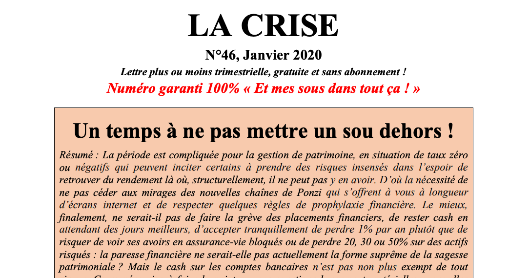 Un temps à ne pas mettre un sou dehors !