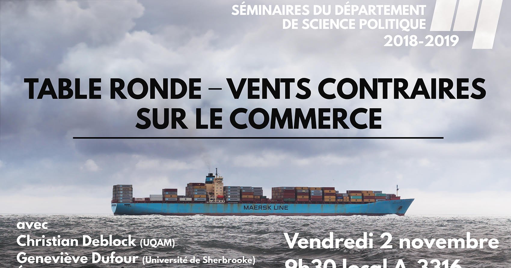 Vents contraires sur le commerce