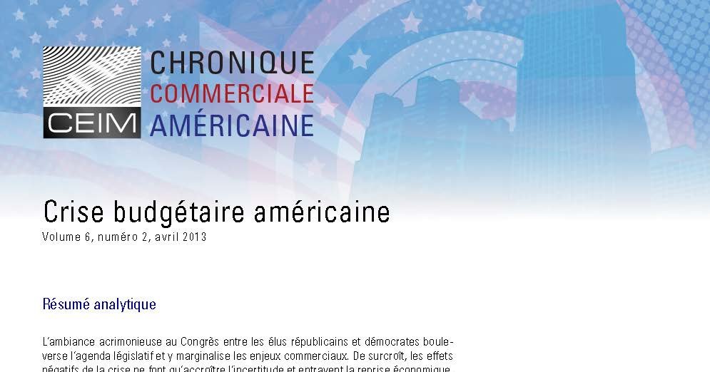 Crise budgétaire américaine