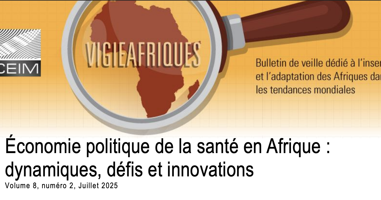 Économie politique de la santé en Afrique : dynamiques, défis et innovations