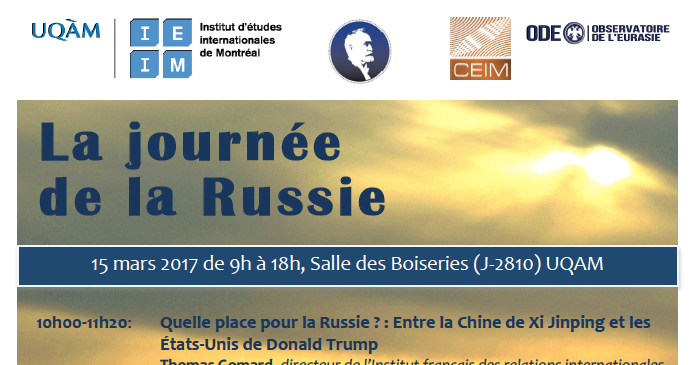 Compte-rendu de la journée de la Russie