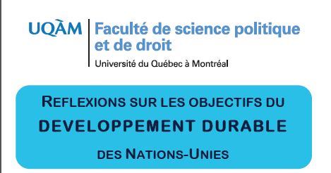 Réflexions sur les objectifs du développement durable des Nations-Unies