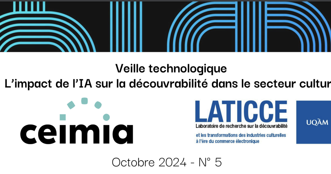  IA et culture : données d'entraînement et propriété intellectuelle – Octobre 2024