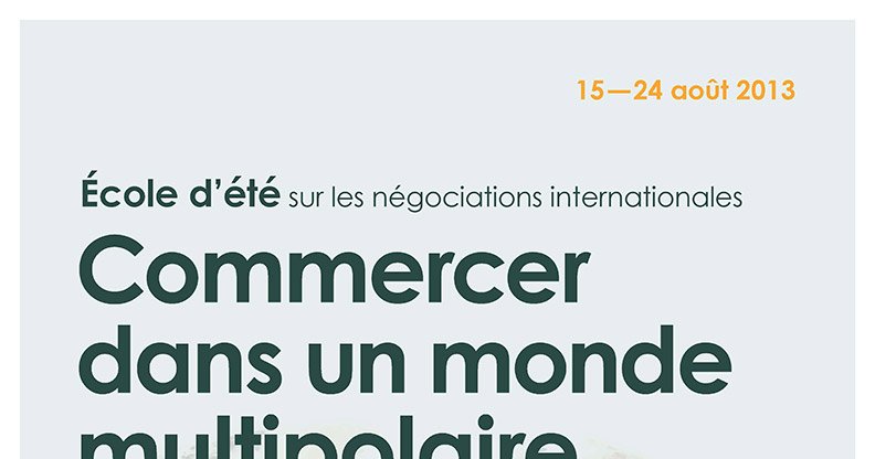 Commercer dans un monde multipolaire
