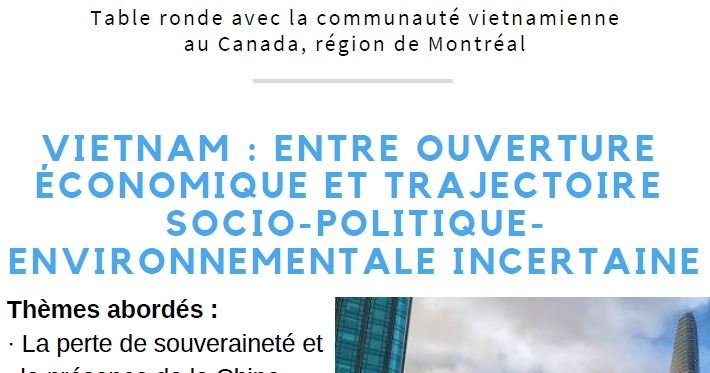 Vietnam : entre ouverture économique et trajectoire politico-socio-environnementale incertaine