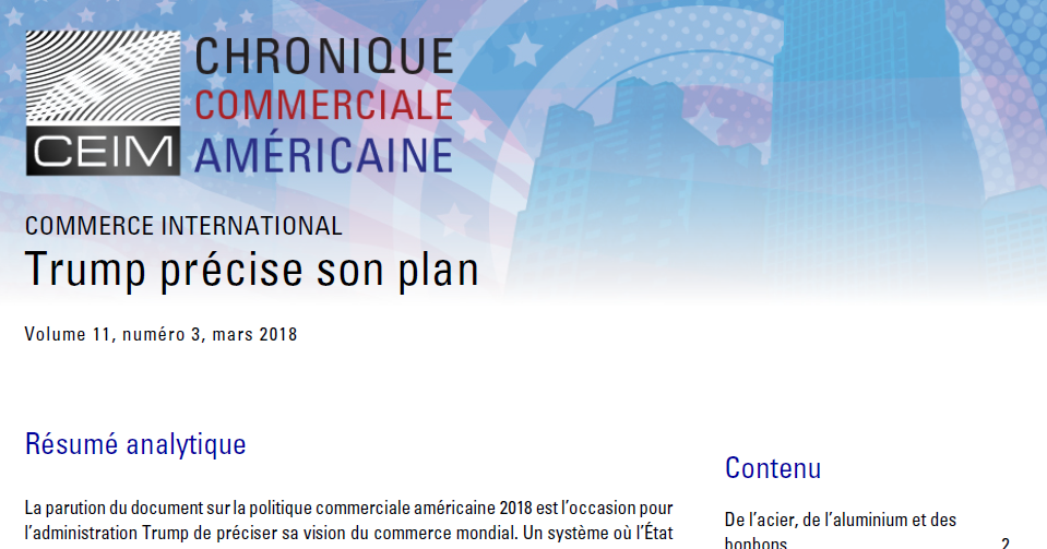 Trump précise son plan