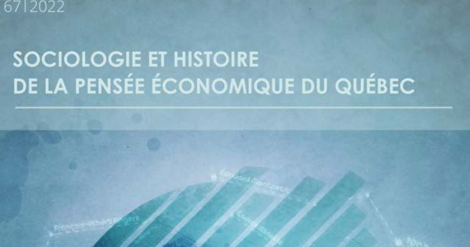 Sociologie et histoire de la pensée économique du Québec