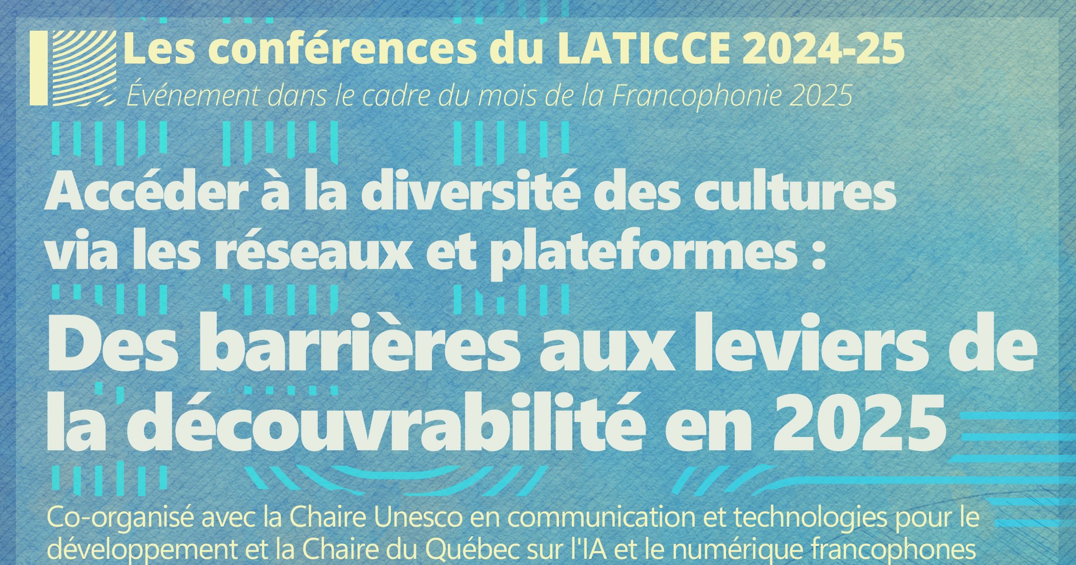 Réunion du conseil scientifique Le LATICCE dans le cadre des recherches et initiatives au Québec sur la découvrabilité