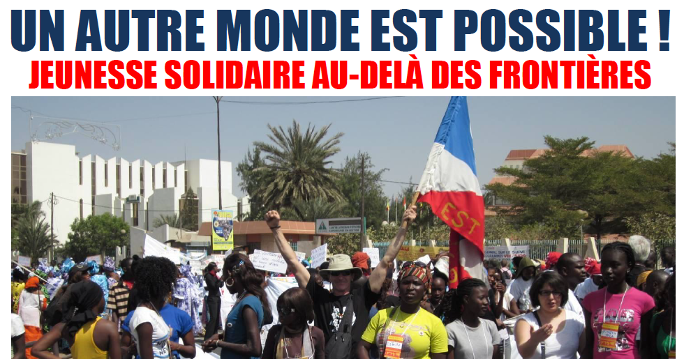 Un autre monde est possible ! Jeunesse solidaire au-delà des frontières Conférence web internationale (Canada/Québec-Tunisie-Égypte-Togo)