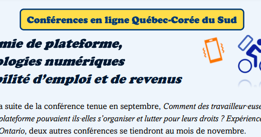 L'économie sociale, les coops et le travail de plateforme au Québec